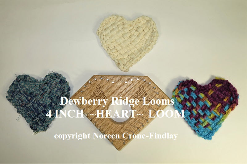 Li'l Weaver Heart Loom 4"
