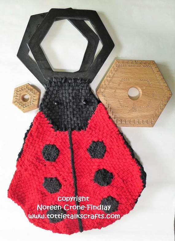 Pattern - Hexagon Loom Ladybug