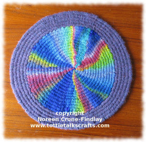 Peg Loom Chart for Weaving a Circle – Dewberry Ridge - A Fiber Art Business