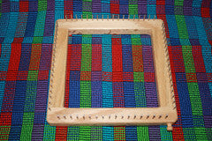How to Weave a Square on the Potholder Loom