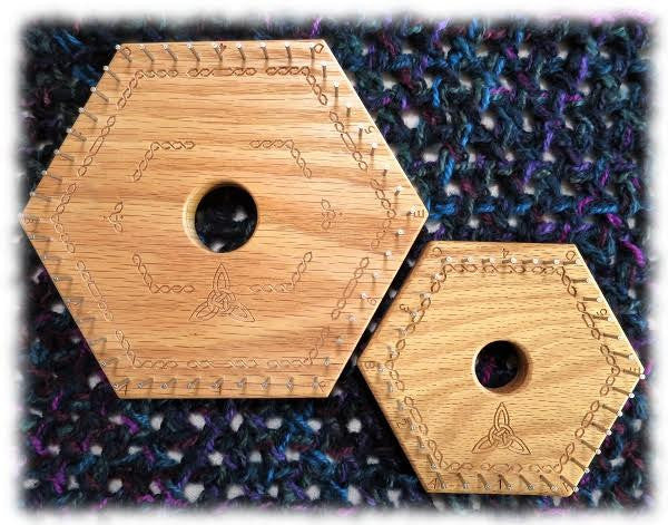 Hexagon Loom techniques- Flower motifs on the 2 inch hexagon loom