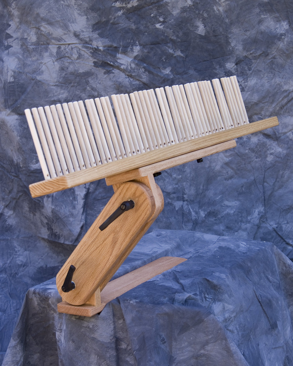 Bench for Peg Loom Weaving