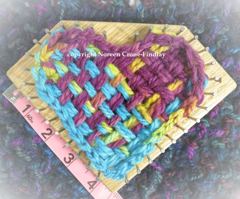 Li'l Weaver Heart Loom 4" Dewberry Ridge A Fiber Art Business