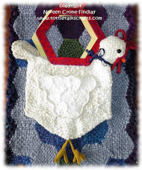 Pattern - Hexagon Chicken Bag and Egg Scarf