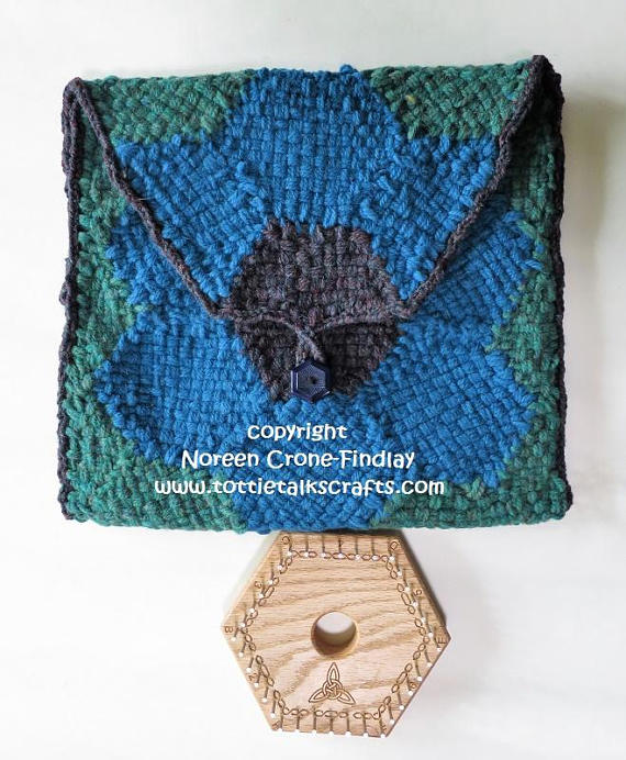 Pattern Hexagon Flower Clutch Bag, Folder, Portfolio or Electronic Device Pouch