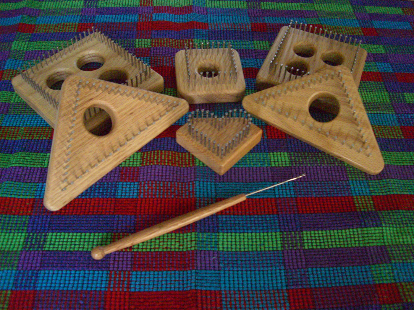 Weaving Sticks - Simple & Portable Weaving Tools - Warped Fibers