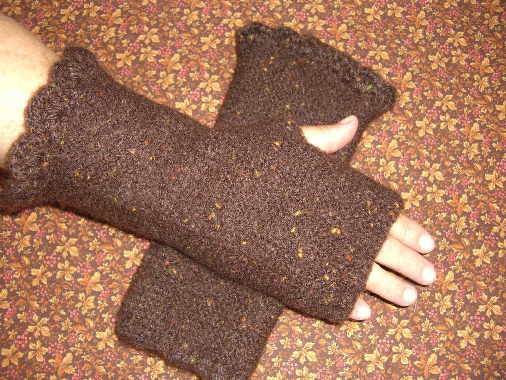 Felted Fingerless Gloves Pattern